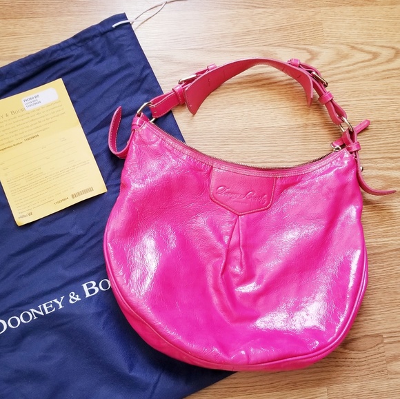 90's Style! Hot Pink Louisa Shoulder Bag w Duster - Picture 4 of 8
